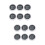12 Pcs Waterproof Motorcycle Digital Clock Plastic 7