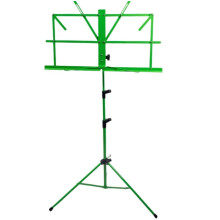 Foldable Adjustable Height Music Stand for Sheet Music and Books, MultiFunction, Green