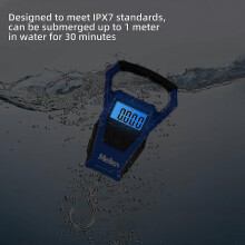 Meilen Life Waterproof Fishing Scale, 50kg Backlit Lcd Display Digital Hanging Scale with Bigger   And Hook, Luggage Scale Built-In Tape