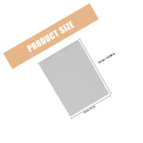 Office Binder Supplies Binder For Files White Plastic 1set 1