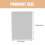 Office Binder Supplies Binder For Files White Plastic 1set 3