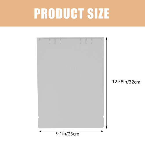 Office Binder Supplies Binder For Files White Plastic 1set 2