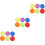 90 Pcs Practical Carpet Stickers Educational Markers For Kids 5