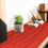 Rood Sheer Tafelloper Rustiek Voor Bruiloft En Partijdecor 6