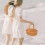 Multipurpose Woven Basket Plastic Weaving Brown 1set 31x28cm 9