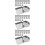 90Pcs Silver Empty Metal Eyeshadow Blusher Pans for Makeup Palette 9