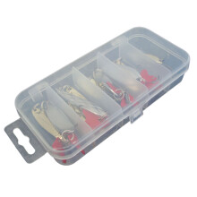 (2) 10pcs Fishing Spoon Lures & Baits Durable Hard Metal Spinner Baits for Freshwater & Saltwater