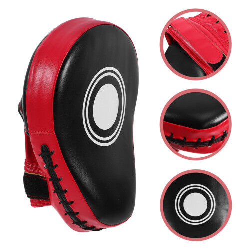 Red Boxing Pad For Thai Training Premium Pu Material 1pc 2
