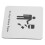 Silver Bathroom Indoor Alert Sign Save Paper Restroom Caution 8