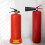3Pcs Red Fire Extinguisher Holder Plastic Base Luminous for Home Use 7