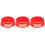 3Pcs Red Fire Extinguisher Holder Plastic Base Luminous for Home Use 11