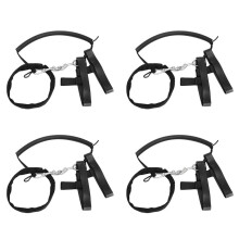 4X Duiktank Cilinder Stage Fles Tuigage Sidemount Riem+Klem en Clips,Duikcilinderriemen,voor 6L Tank