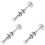 3Pcs Durable Brass Trumpet Replacement Mouthpiece Trainer Tool 4