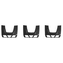 3X Kohlefaser Frontleselicht Abdeckung Verkleidungs Dekoration für  1/2/3 Serie F20 F45 F30 F34 X5 F15 X6 F16