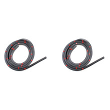 2X Tailgate Door Rear Upper Rubber Seal Strips MB669336 for MONTERO Gen2 V31 V32 V33 1992-2000