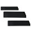 3Pcs Black ABS Cutter Sleeves Kitchen Chef Cutter Guards Durable 8