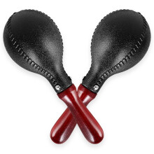Maracas Percussion Shaker with Ergonomic Wooden Handles and Durable ABS Shells for Live Performances