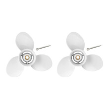 2X Outboard Propeller for 9.9Hp 15Hp 9 1/4X 9 Boat Motor Screw Ship Marine Engine Parts 3 Blade 8 Spline