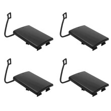 4X Front Bumper Tow Eye Hook Cover Cap Lid Unpainted 2118850026 for - W211 2003 2004 2005 2006 E320 E350 E55