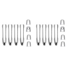 16Pcs Chrome Door Handle Cover Trim for  TRITon L200 ML MN MQ 2005-2017 Cover Accessories Trim