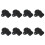 8X New Position TPS Sensor Fit for  Lancer 03-06 2.0L MD628074 Black 1