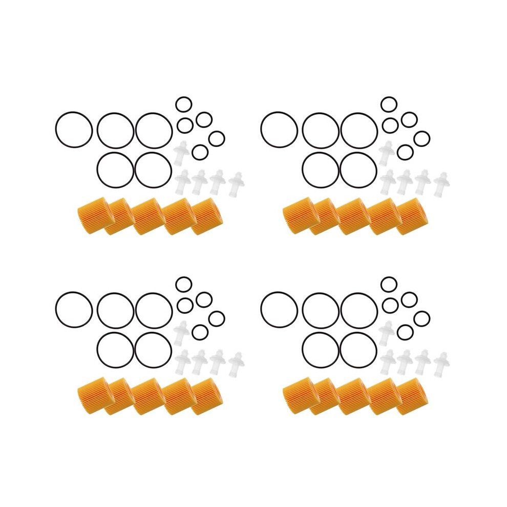 20 Pcs Oil Filter Set 04152-Yzza6 For Prius Scion Im Xd 4711456703792