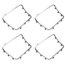 4X A2056830900 Car Front Water Cup Frame Chrome Trim for W205 C205 C253 2015-2021 Storage Box Trim Strip
