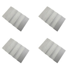 4X Embossed Aluminum Heat Shield, Exhaust Pipe Heat Shield and Automobile General Heat Insulation Aluminum Plate