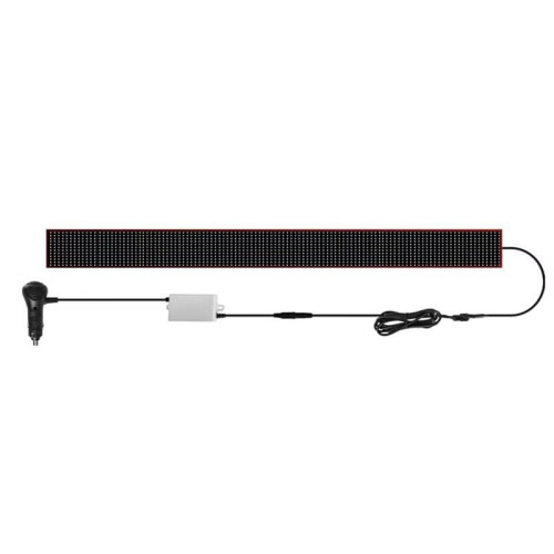 Truck Devil Eye LED Matrix Pixel Panel Soft Foldable Lighting Graffiti Scrolling Stick  Text Board Windshield 59inch