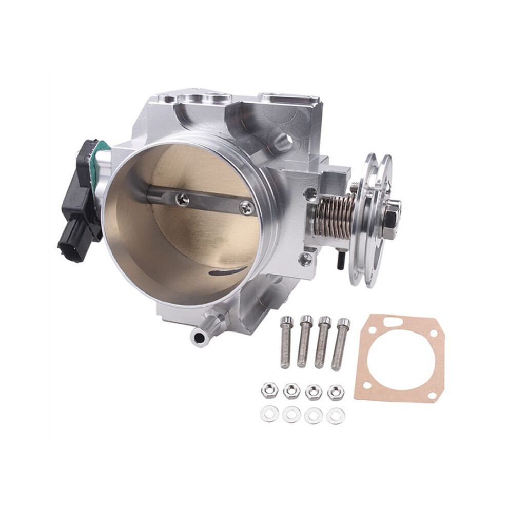 Car 70Mm Intake Manifold Throttle & Tps Sensor For K20a K24a2 K20z3 Car Modified Parts Silver 6033045726783