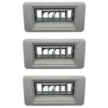 3X Couverture de Panneau de Ventilation de Climatisation de Toit MR360996/MR360997 pour Pajero V93 V97 Montero V95 V98 V87 Gris
