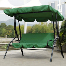 (Green) Waterproof Swing Seat Cover for Outdoor Use