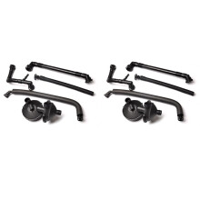 2X Crankcase Exhaust Valve + Vent Hose Kit for 3 Series E46 E39 X3 X5 Z3 Z4 320I 325I 330I OE/11617501566
