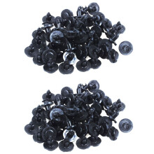 100 X Clip Plastic Black Mudguard for Teana Tiida