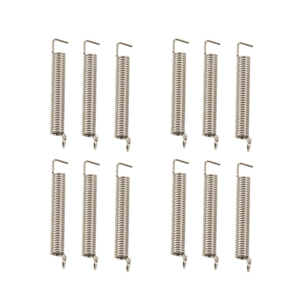 12 Pieces Steel Guitar Tremolo Bridge Tension Springs For Fenders Strat 6033875101002