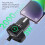 2-in-1 2000mAh Mini Keychain 8.5x4.2x1.6 cm Black 6
