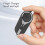 2-in-1 2000mAh Mini Keychain 8.5x4.2x1.6 cm Black 4