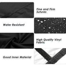 (Black) Waterproof Swing Seat Cover for Outdoor Use