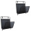 2Pcs Nordic Style Wall Mounted Iron Mesh Shelf With Hooks 3