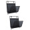 2Pcs Nordic Style Wall Mounted Iron Mesh Shelf With Hooks 7