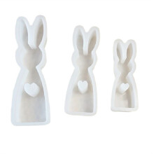 Easter Silicone Mold Desktop RabbitOrnament Silicone Mould Silicone Mold Art Crafts Tools Non-Stick Silicone Mold