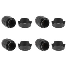 4X Lens Hood Kamera Gegenlichtblende EW-63C EW63C fuer EF-S 18-55mm F / 3.5-5.6 IS STM