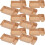 30Pcs Paper Snack Containers Light Brown Disposable Food Storage Boxes 10