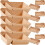 30Pcs Paper Snack Containers Light Brown Disposable Food Storage Boxes 11