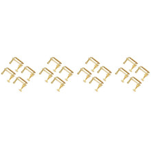 16Pcs Violin Fine Tuners Gold Violin Parts String Adjusters Replacement for 4/4 Violin