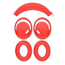 Ear Pads+ Set for 1MORE SonoFlow HC905 HQ51 Headset Silicone Protective Case Earmuff Repair Part A
