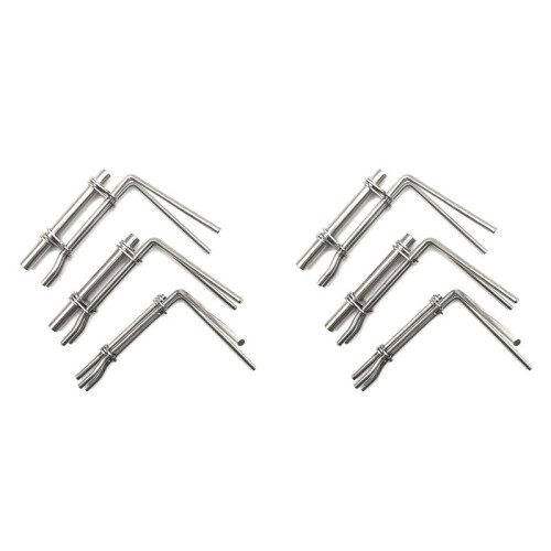 6Pcs Universal U-Shaped Cup Hydraulic Cylinder Piston Rod Seal Installation Tool Kit Controller Boost Auto Repair Tools