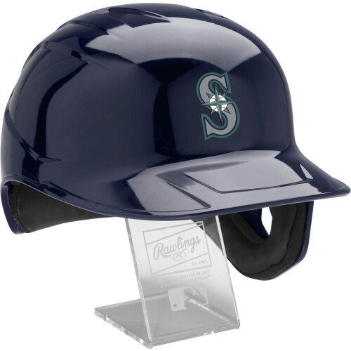 Rawlings | Offizieller MLB Mach Pro Replica Baseball Helm | Seattle Mariners