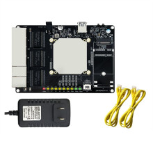1.3G MT7981BA+MT7531AE Openwrt Gigabit Router Module Kit HLK-RM20 with DDR3 256M+256M Nand Flash US Plug