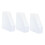3Pcs Clear File Organizer with Writable Label Area for Office and School Desktop Storage 1